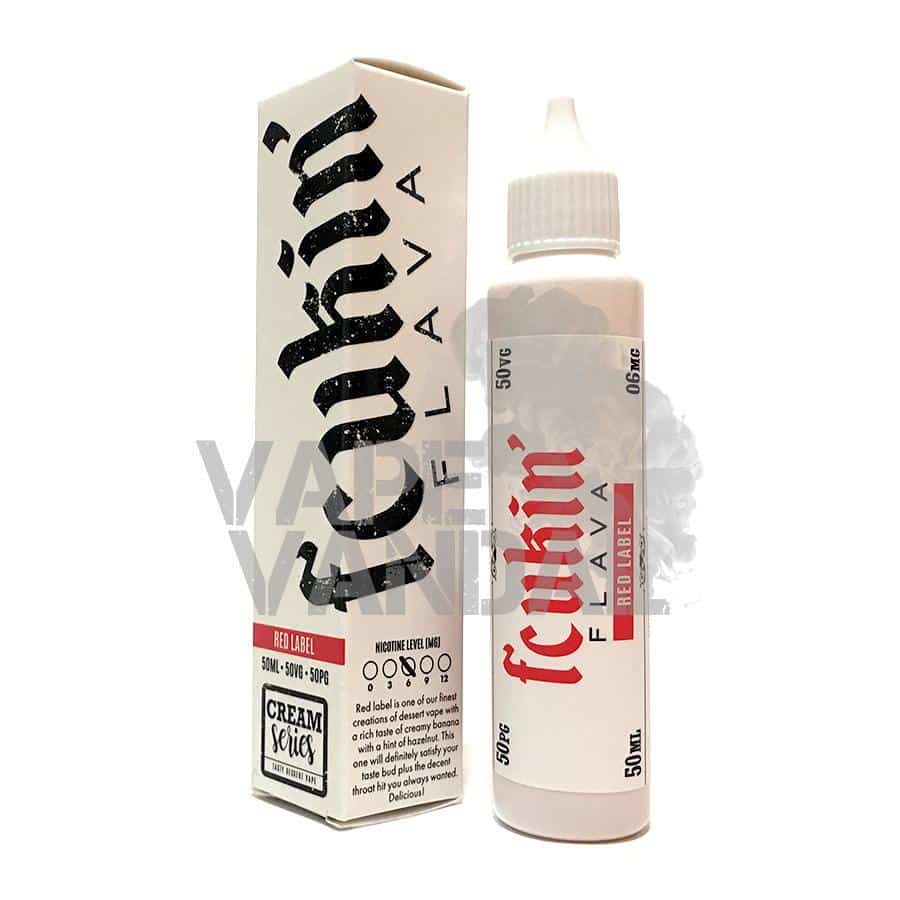 Fcukin' Flava Red Label (Hazelnut Banana) (Cream Series) Vape