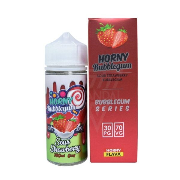 Horny Flava - Sour Strawberry (Bubblegum Series)