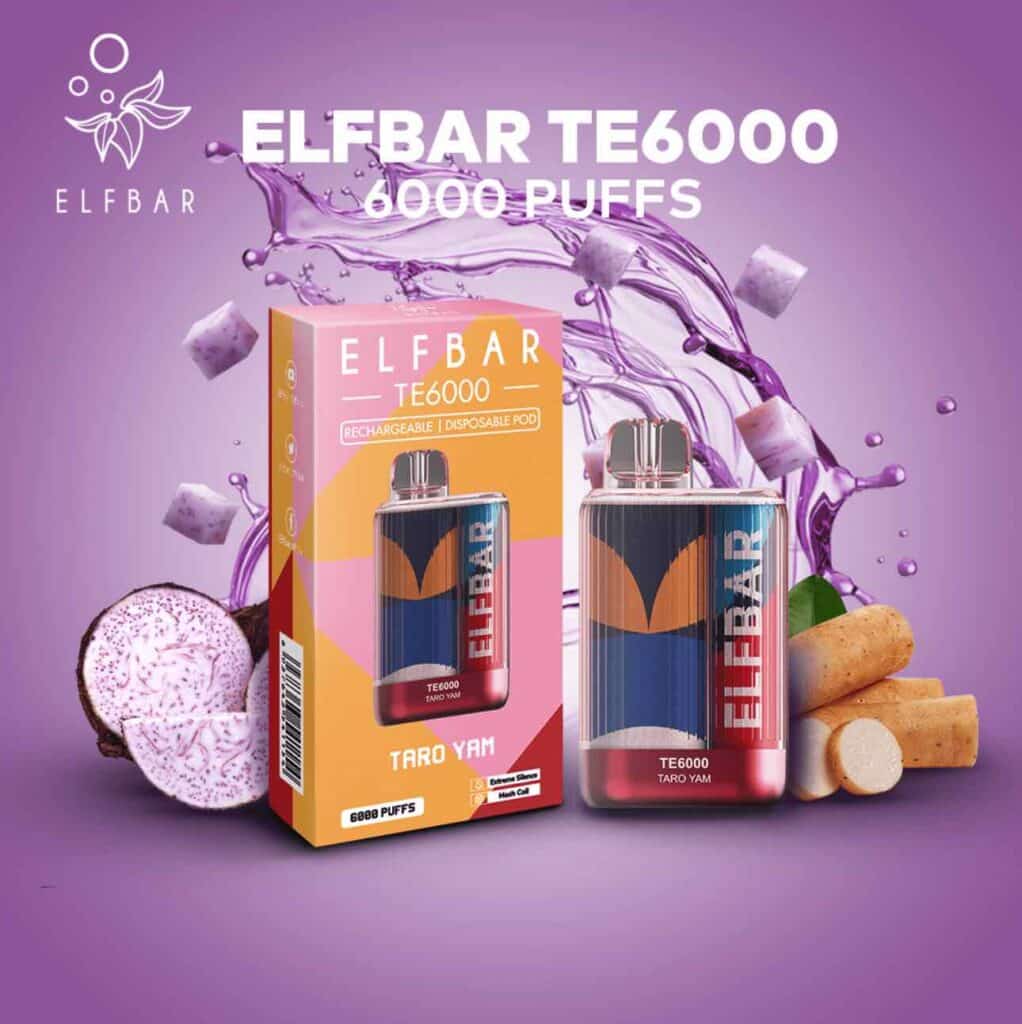 ELF BAR TE6000 PUFFS DISPOSABLE VAPE POD - Vape Vandal